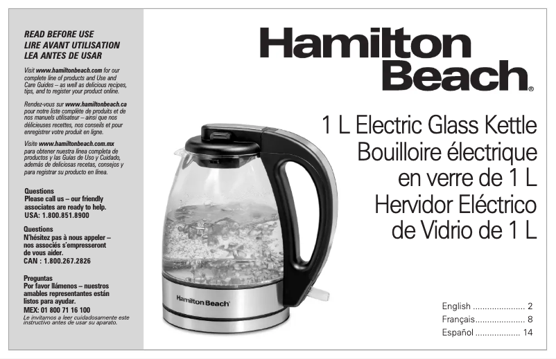 Image de la première page du manuel de l'appareil 40930