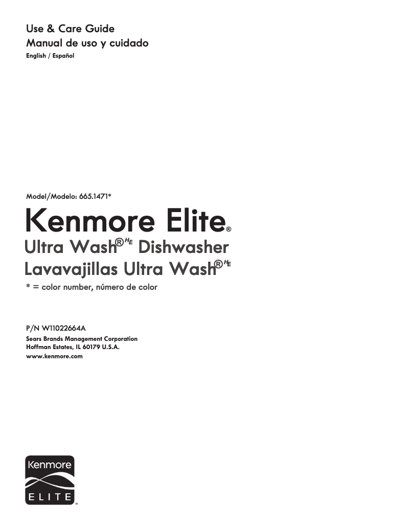 Page 1 de la notice Manuel utilisateur Kenmore 14715