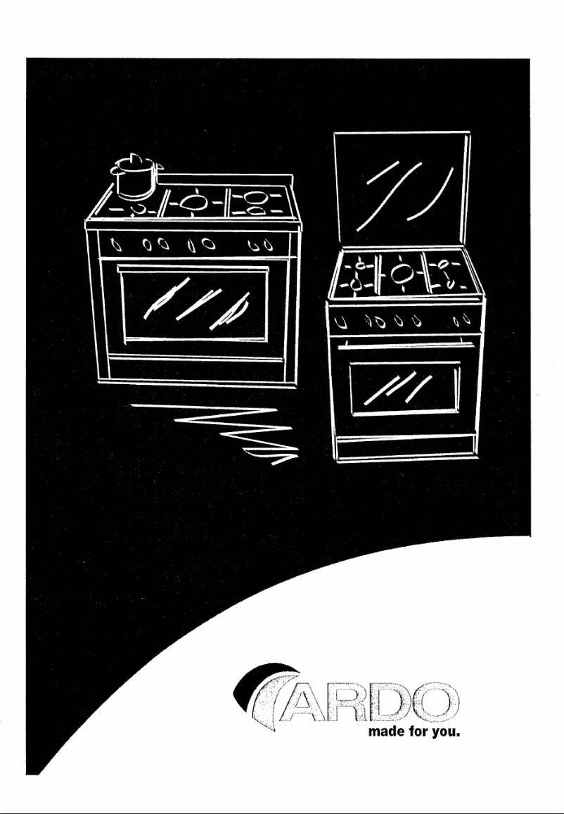 Page 1 de la notice Manuel utilisateur Ardo TDF980X