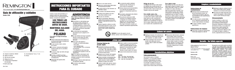 Page n°1 - Manuel utilisateur Remington D24A