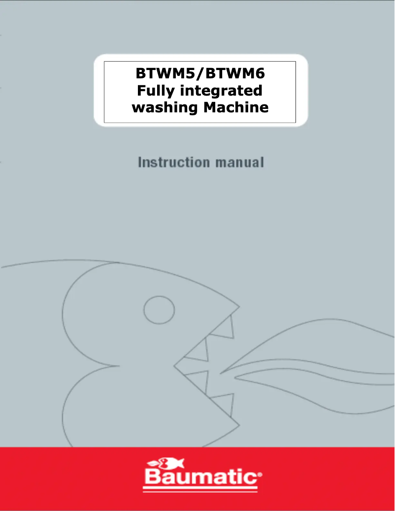 Image de la première page du manuel de l'appareil BTWM 6