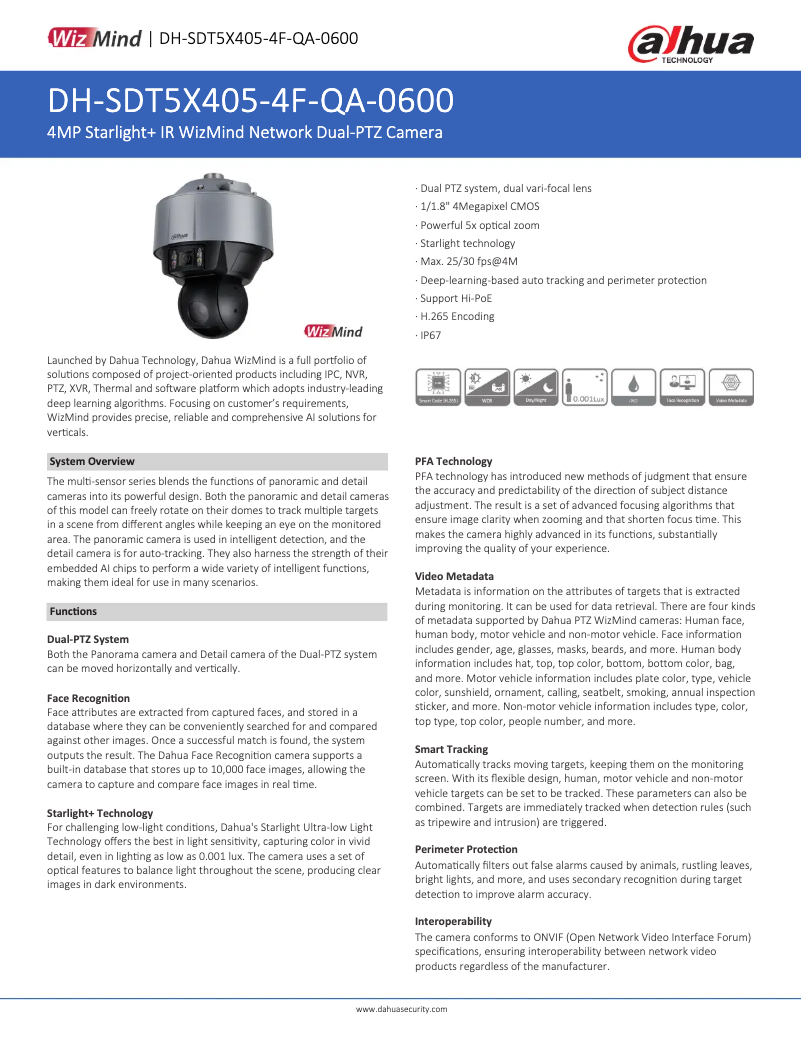 Image de la première page du manuel de l'appareil SDT5X405-4F-QA-0600
