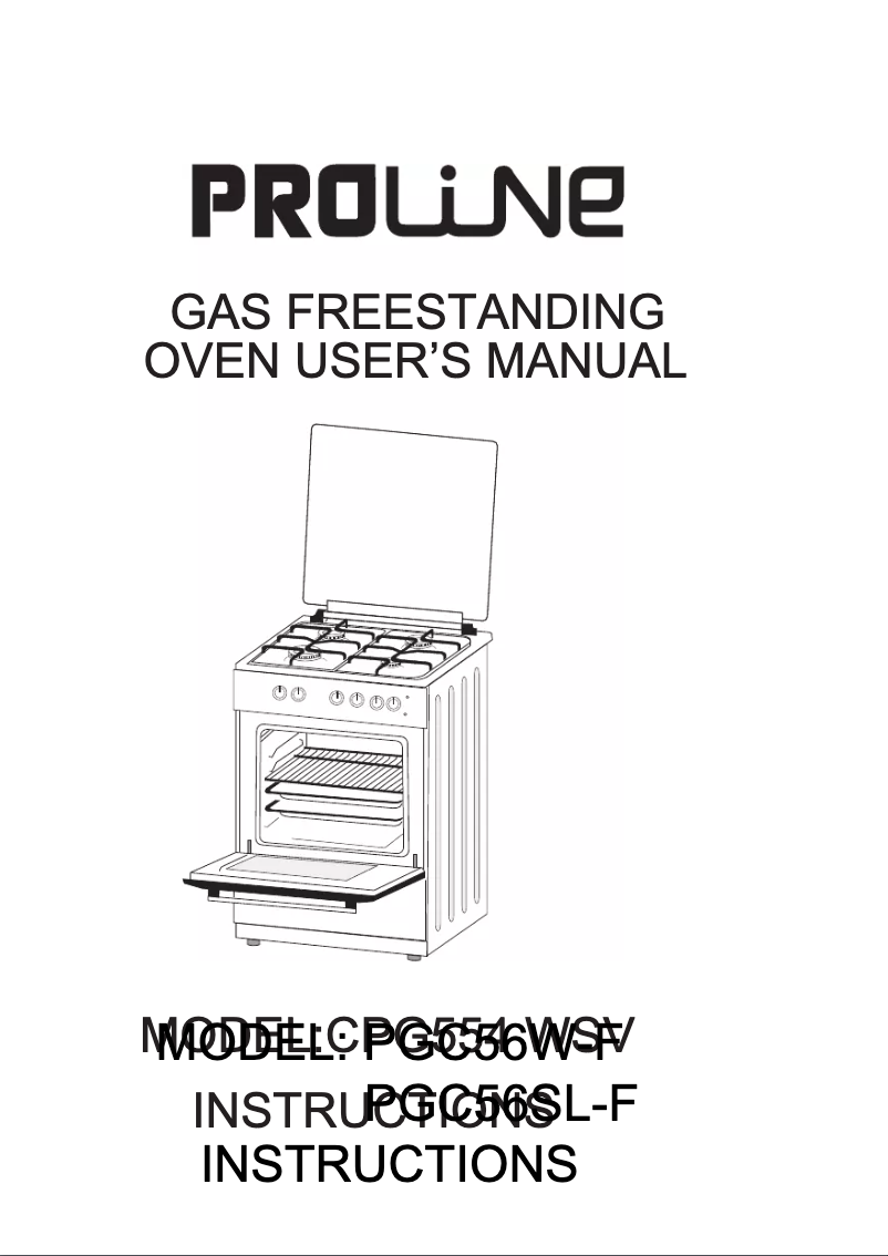 Page 1 de la notice Manuel utilisateur Proline PGC 56SL-F