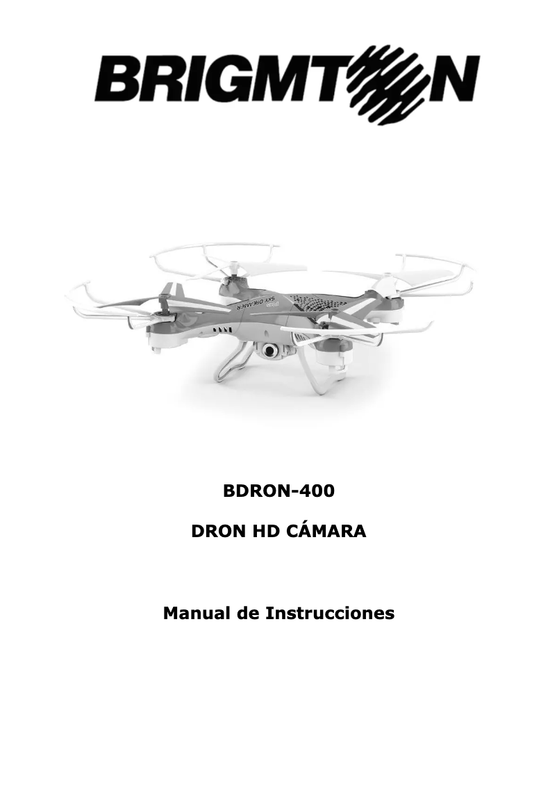 Página 1 del manual Manual de usuario Brigmton BDRON-400