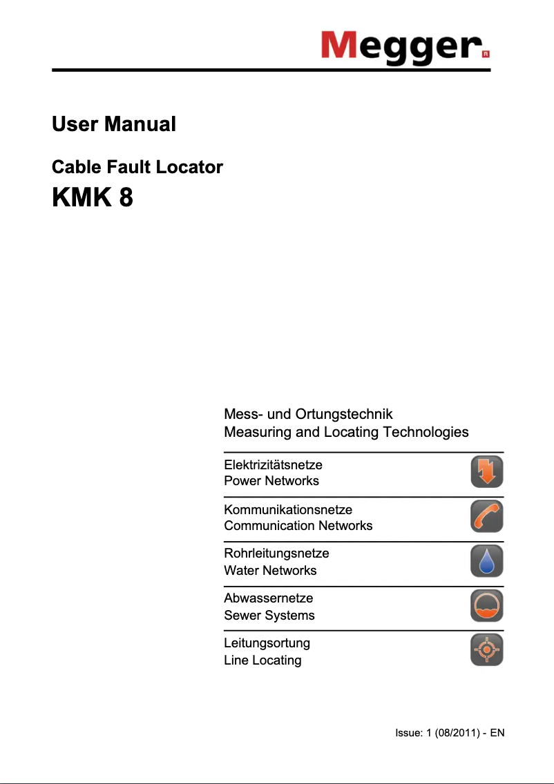 Image de la première page du manuel de l'appareil KMK8