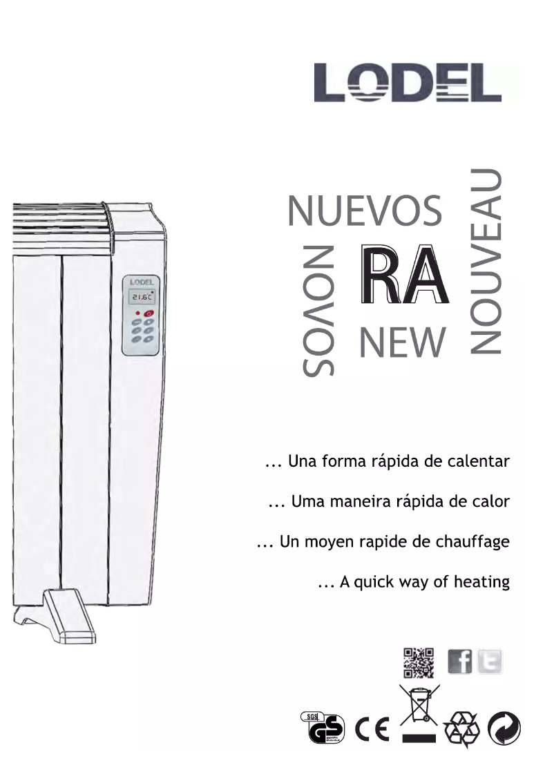 Page 1 de la notice Manuel utilisateur Haverland RA8