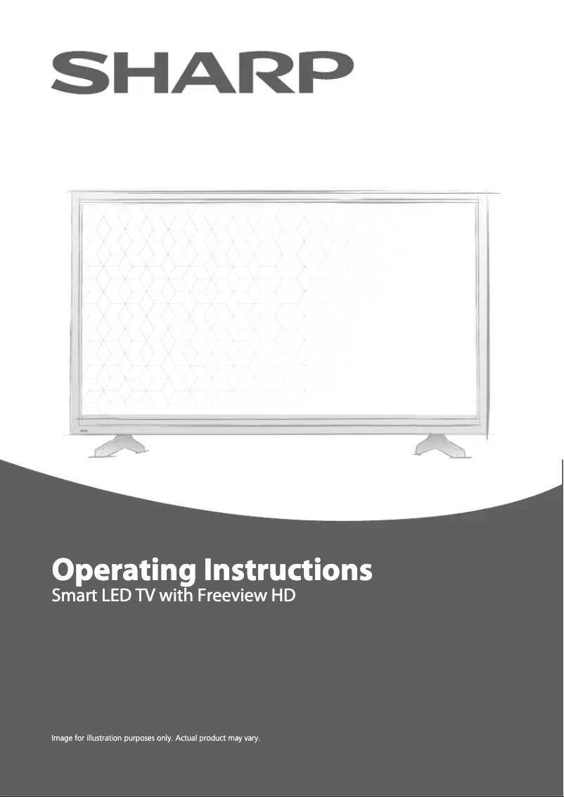 Page 1 de la notice Manuel utilisateur Sharp LC-24CHG6002K