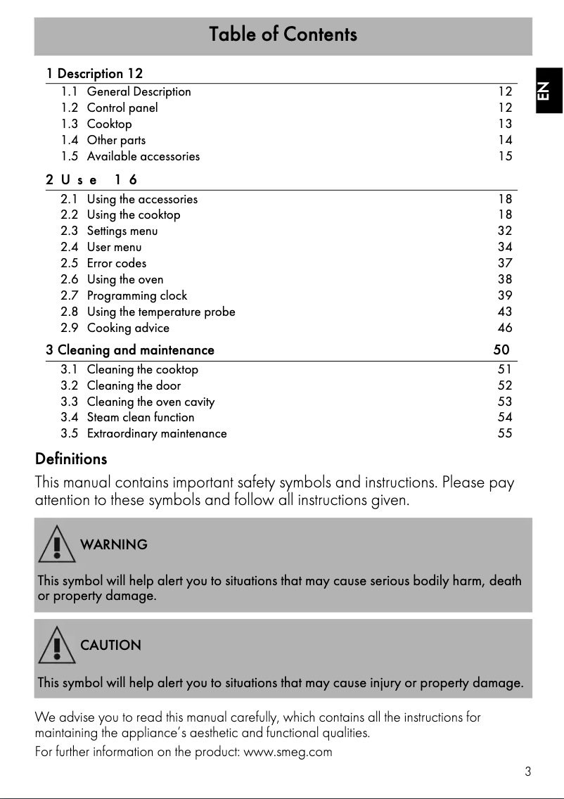 Image de la première page du manuel de l'appareil SPR24UIMX