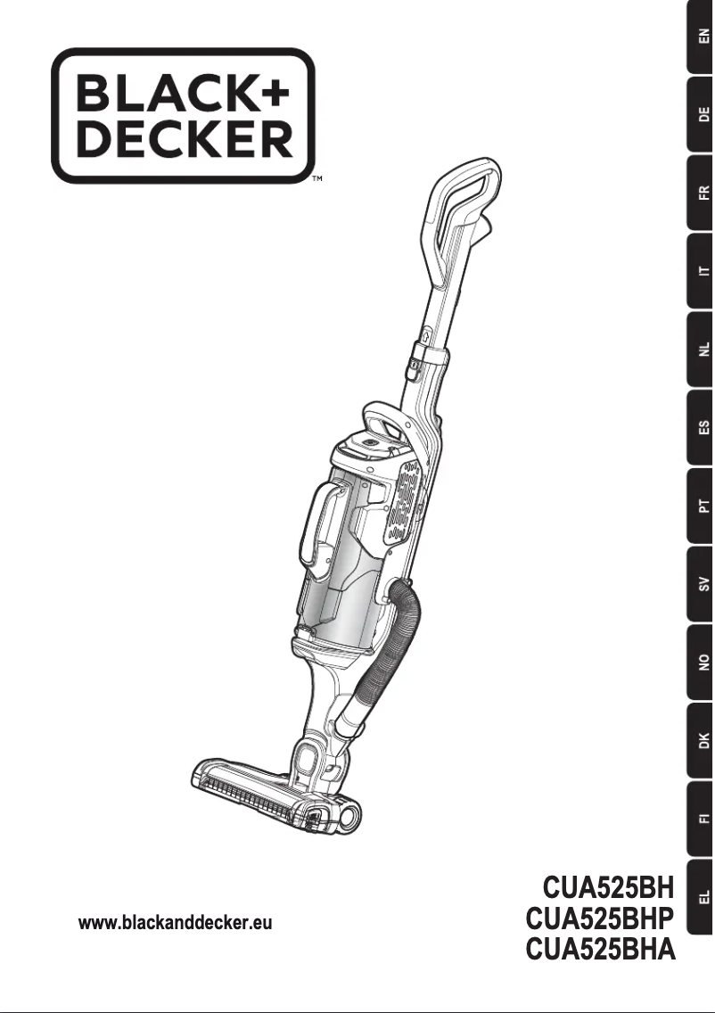 Page n°1 - Manuel utilisateur Black & Decker CUA525BHA