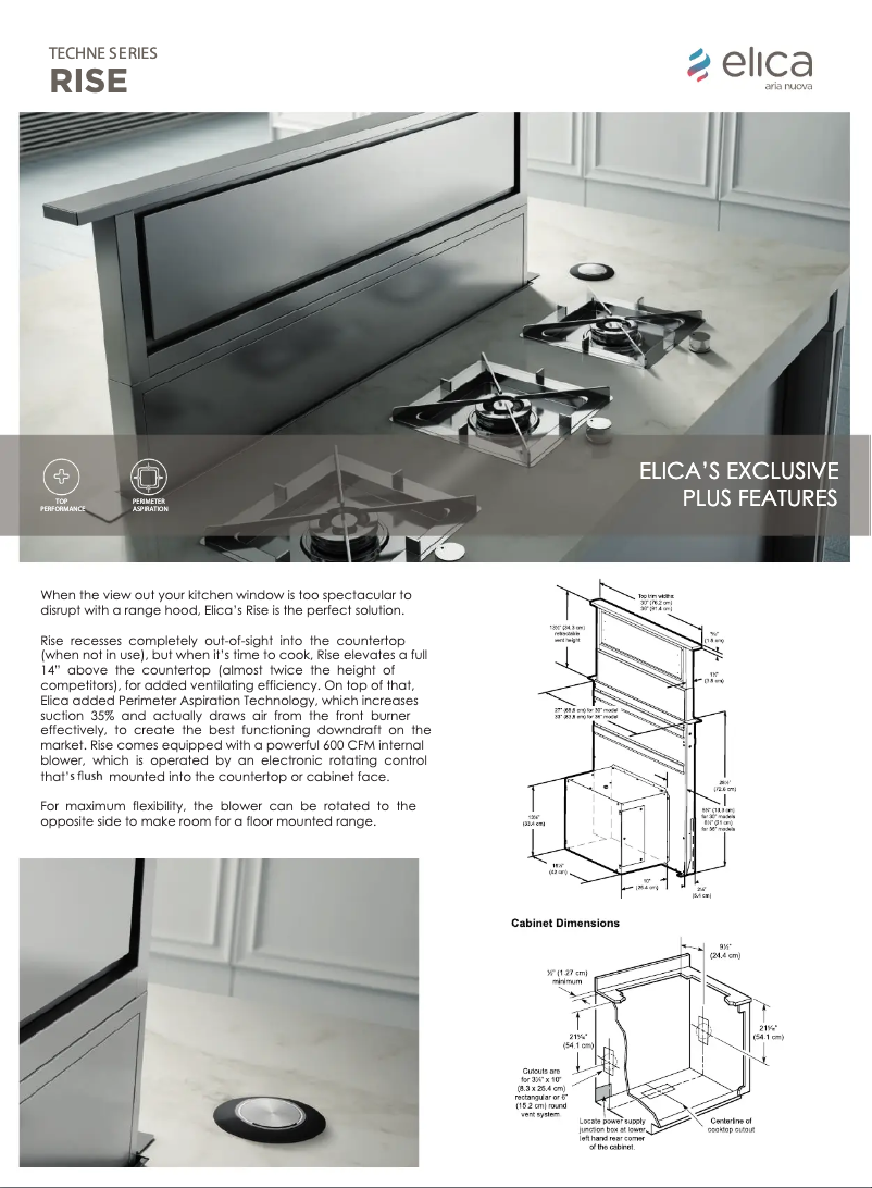 Image de la première page du manuel de l'appareil Rise ERS636SS