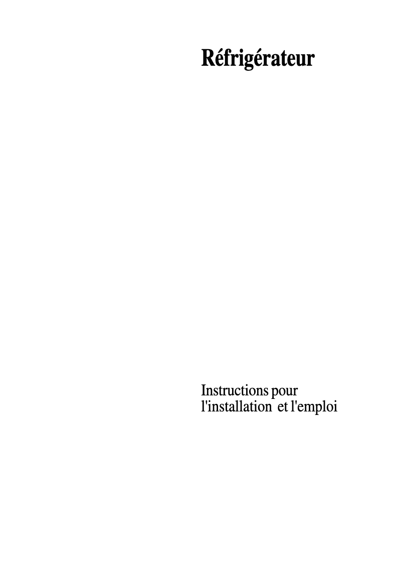 Image de la première page du manuel de l'appareil E DF 260 XL