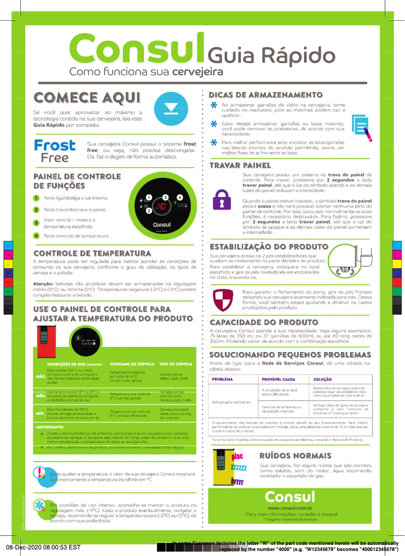 Page 1 de la notice Manuel utilisateur Consul CZD12AT