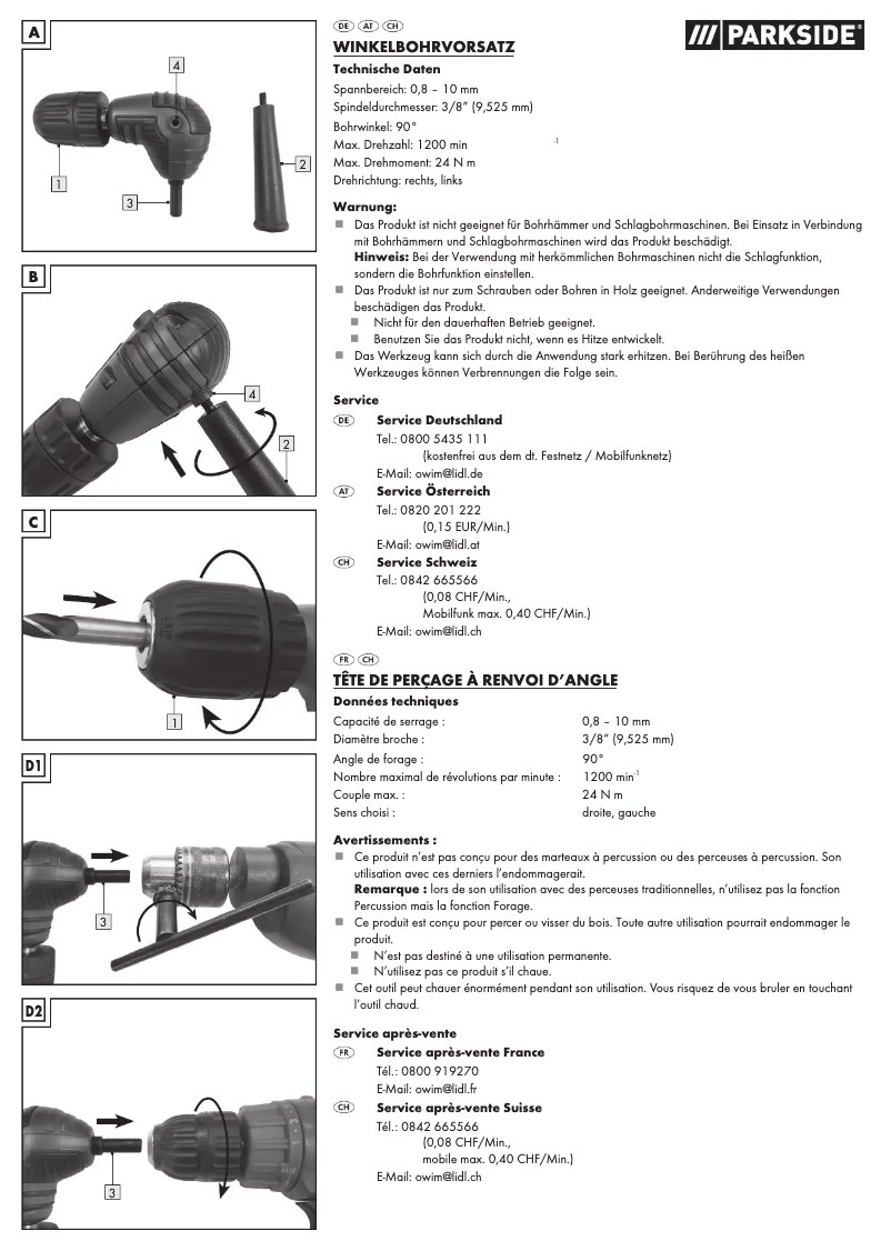 Image de la première page du manuel de l'appareil PWB 2 B3