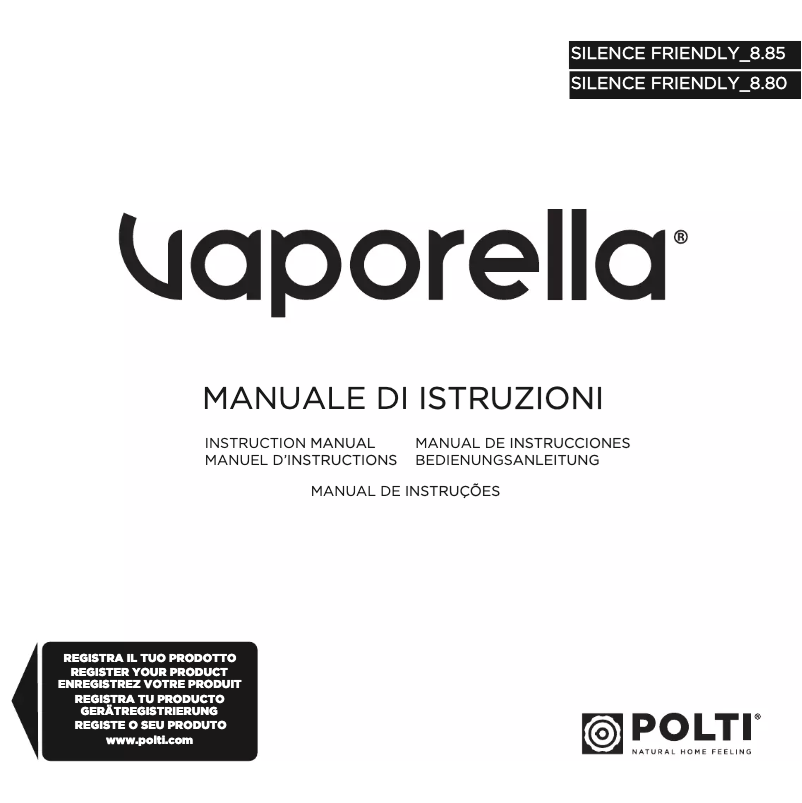 Imagen de la primera página del manual del dispositivo Silence Friendly 8.80