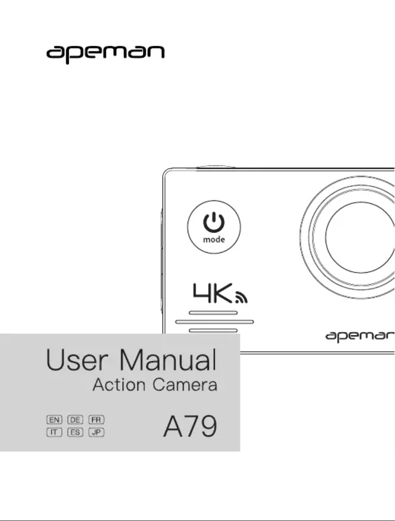 Page n°1 - Manuel utilisateur Apeman A79