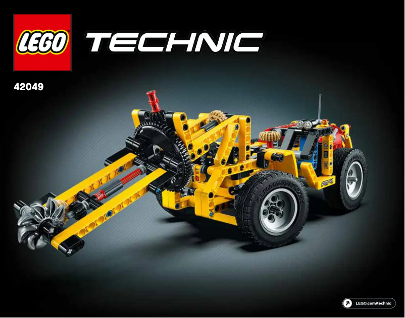 Page 1 de la notice Consignes visuelles Lego Technic 42049