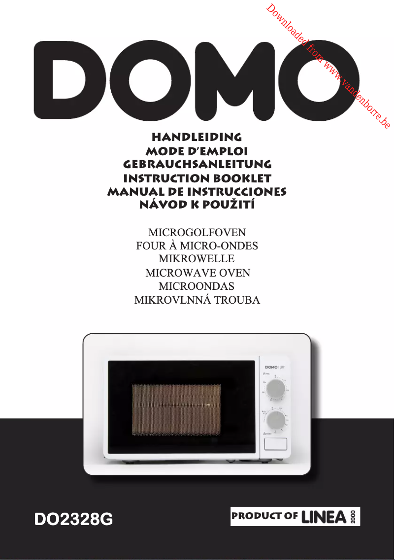 Page 1 de la notice Manuel utilisateur Domo DO2328G