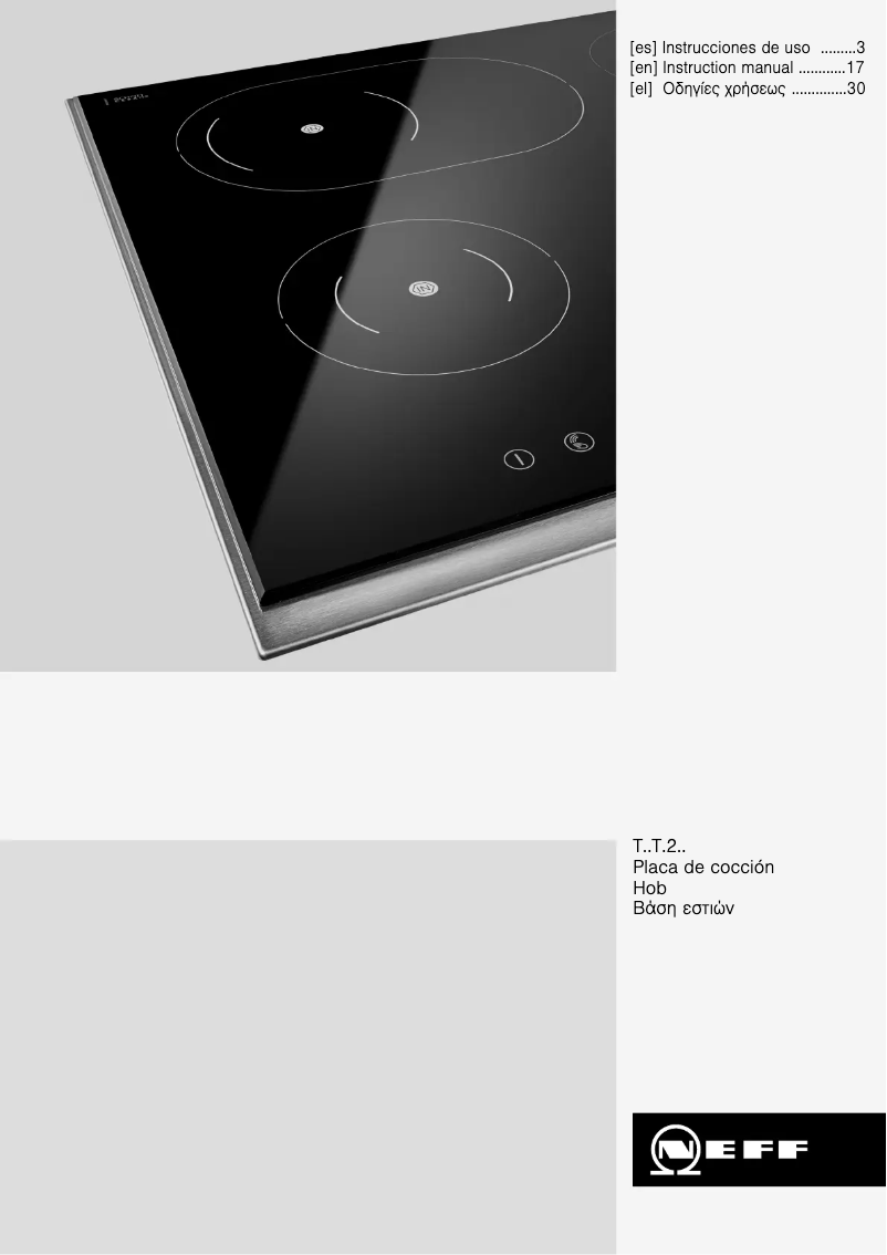 Página 1 del manual Manual de usuario Neff T44T42N2