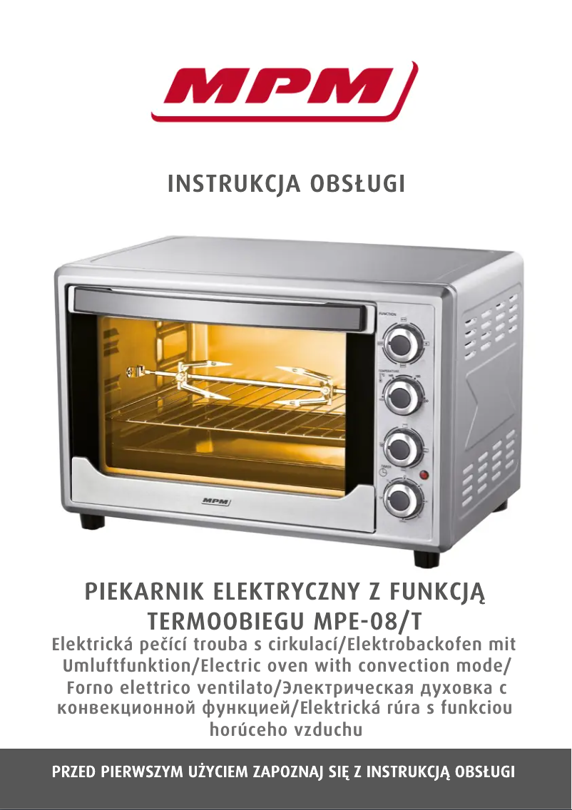 Página 1 del manual Manual de usuario MPM MPE-08/T