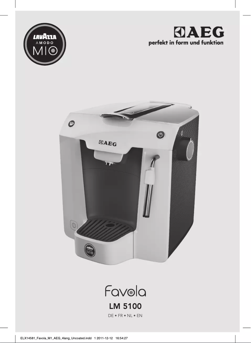 Página 1 del manual Manual de usuario AEG Favola LM5100