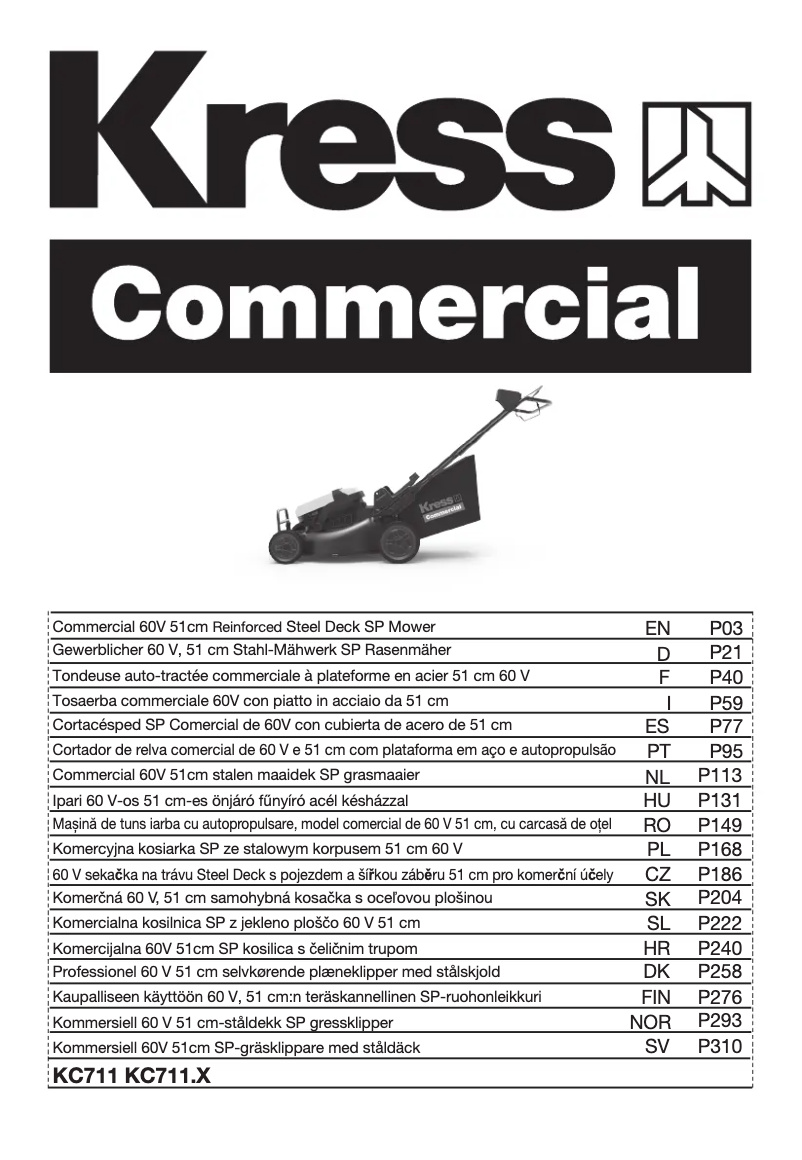 Página 1 del manual Manual de usuario Kress KC711.9