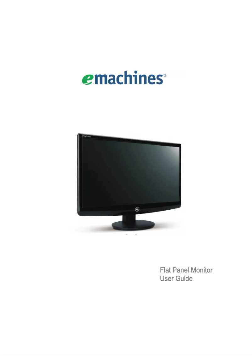 Page n°1 - Manuel utilisateur eMachines E183HV