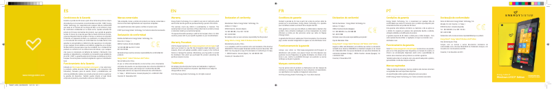 Página 1 del manual Manual de usuario Energy Sistem Tablet 8" Windows Lego Edition