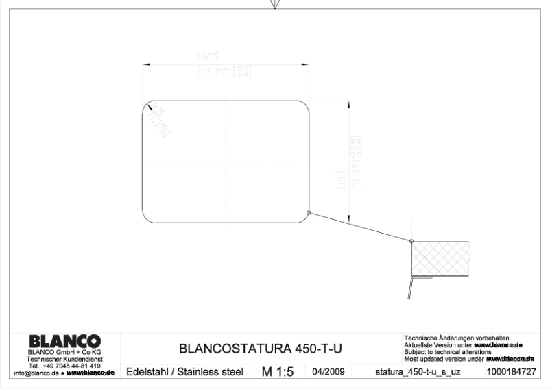 Image de la première page du manuel de l'appareil STATURA 450-T-U