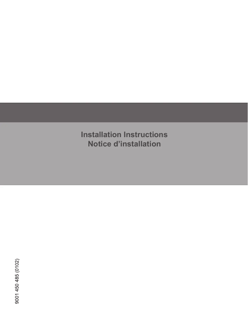 Page 1 de la notice Guide d'installation Gaggenau DF481700