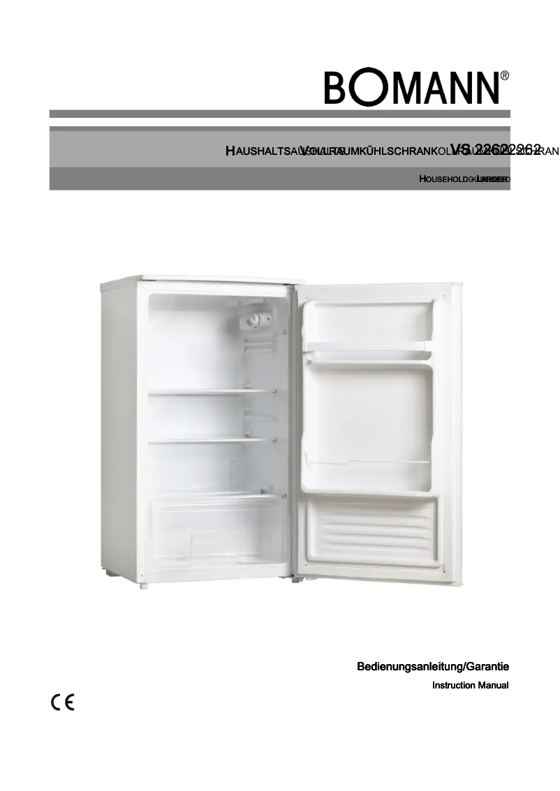 Image de la première page du manuel de l'appareil VS 2262