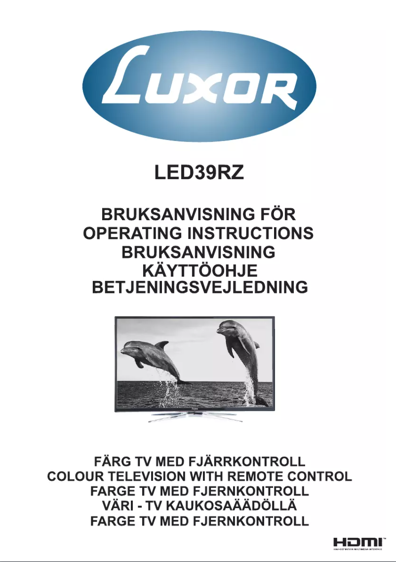 Image de la première page du manuel de l'appareil LED39RZ