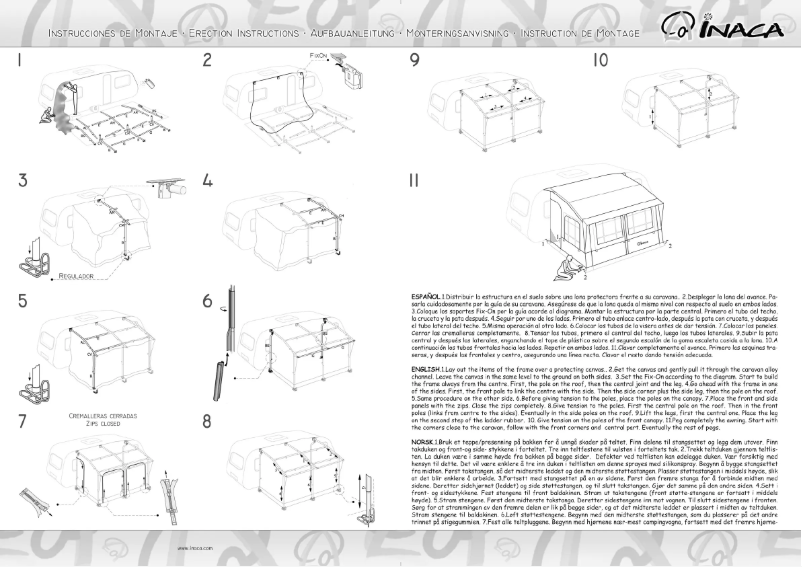 Página 1 del manual Manual de usuario Inaca Alpes 420
