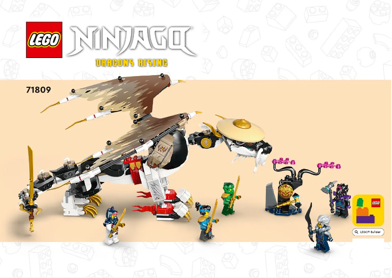 Image de la première page du manuel de l'appareil Ninjago 71809