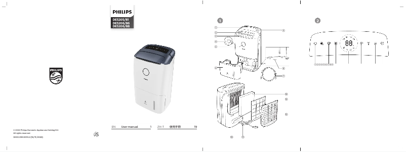 Page n°1 - Manuel utilisateur Philips DE5207