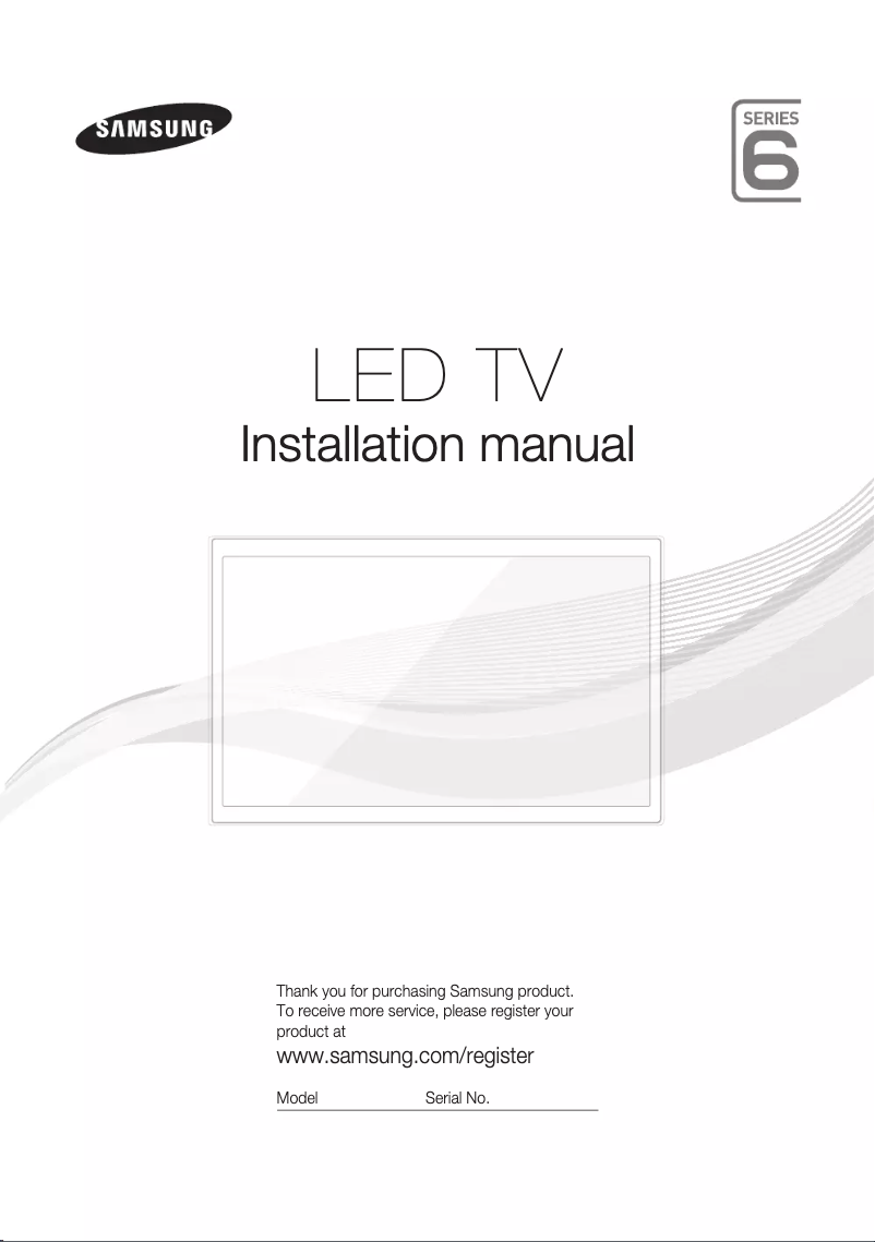 Page n°1 - Manuel utilisateur Samsung HG28ED690AB