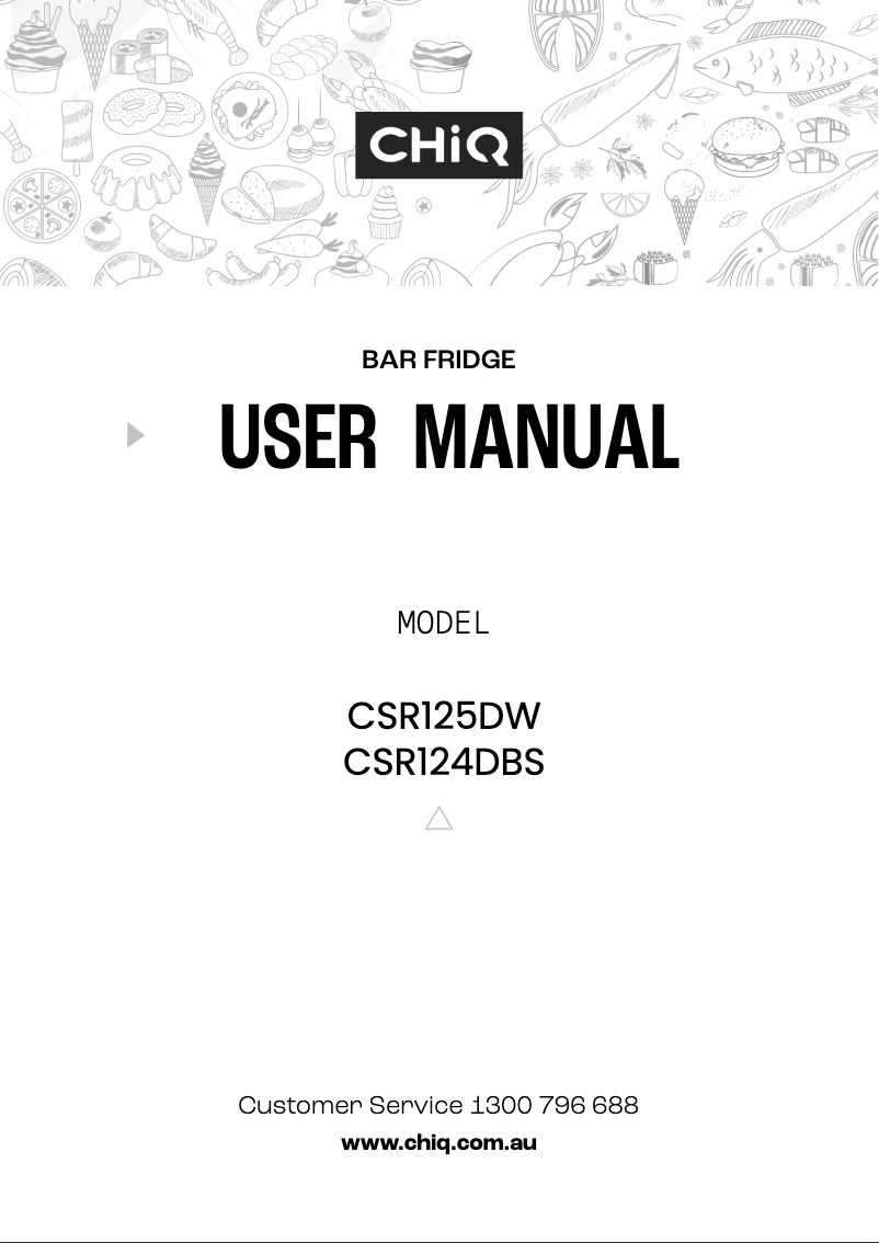 Page 1 de la notice Manuel utilisateur CHiQ CSR125DW