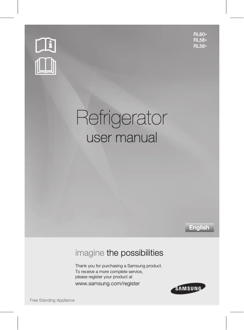 Page n°1 - Manuel utilisateur Samsung RL56GRGMH