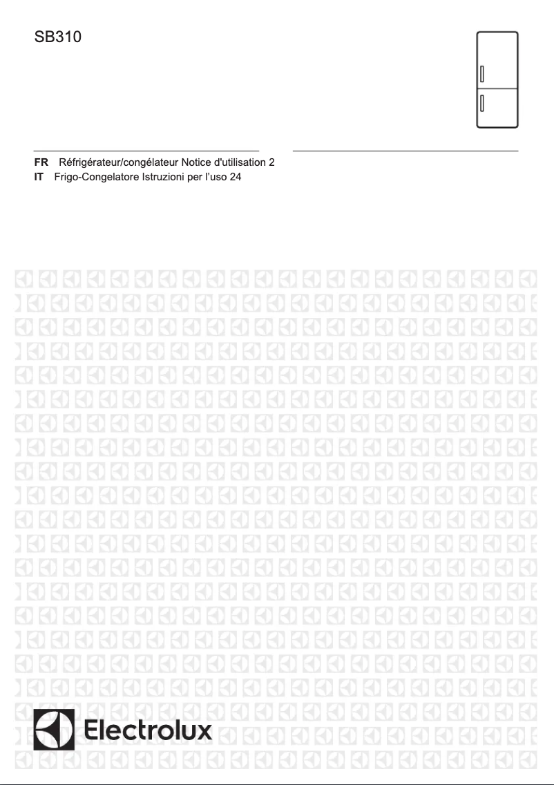 Page n°1 - Manuel utilisateur Electrolux SB310