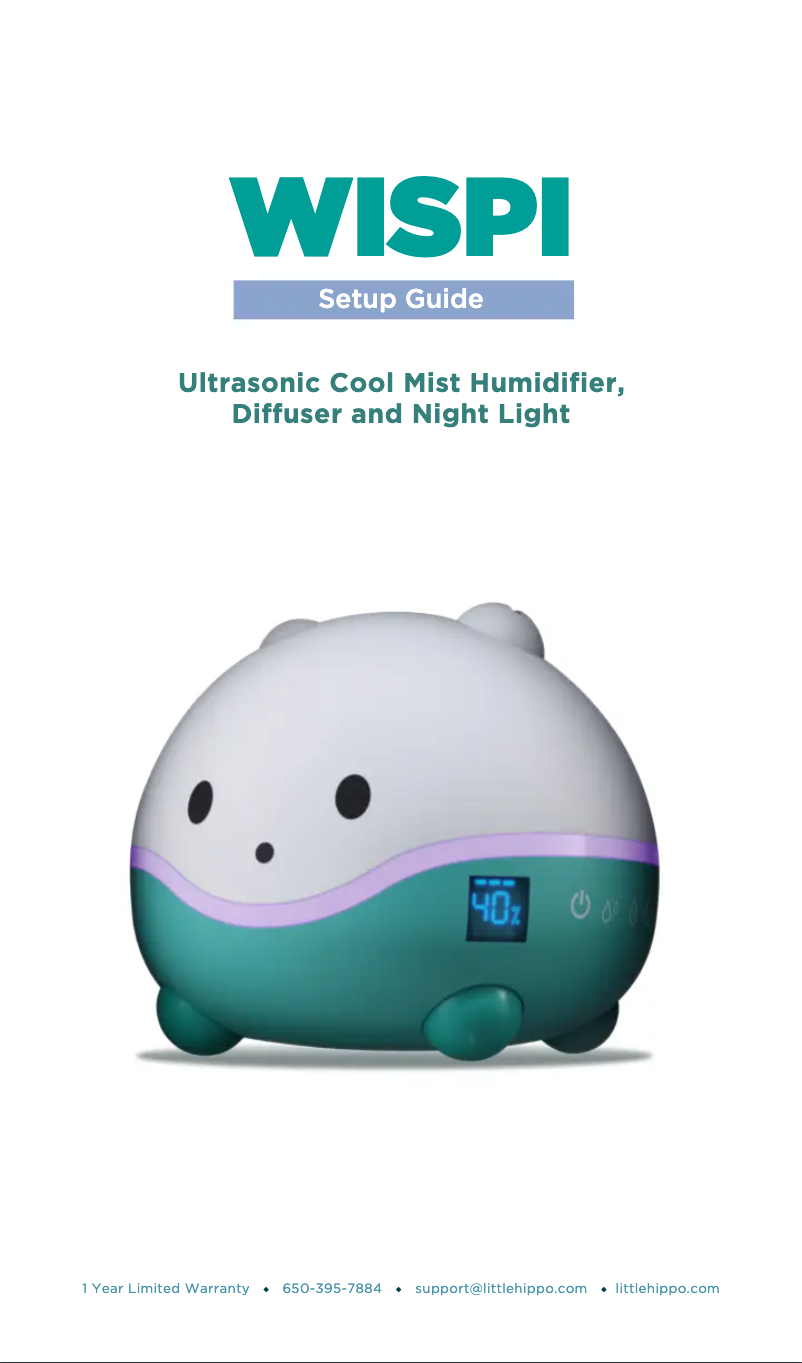 Page 1 de la notice Manuel utilisateur LittleHippo WISPI