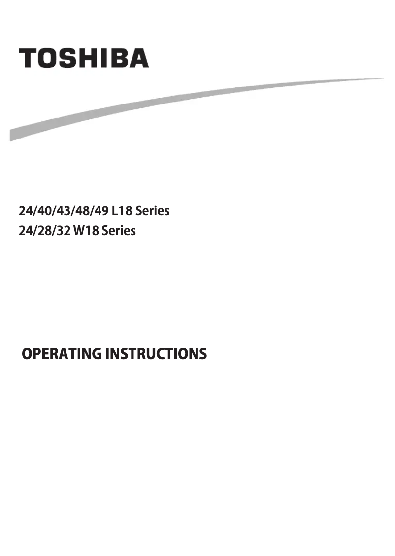 Image de la première page du manuel de l'appareil 49L1863DG