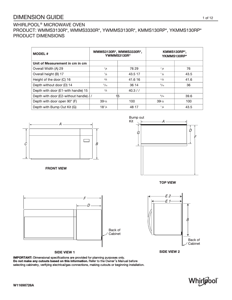 Imagen de la primera página del manual del dispositivo WMMS3330