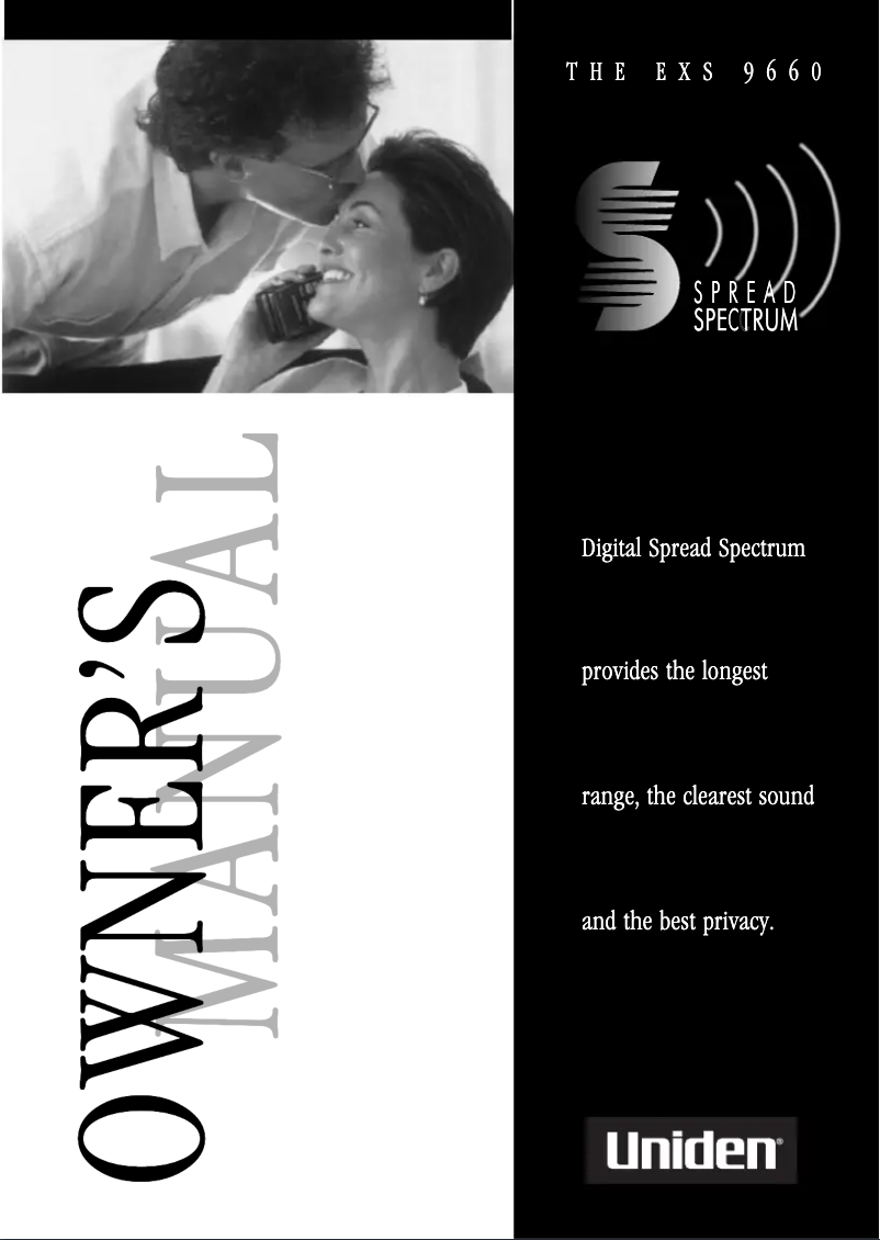 Page 1 de la notice Manuel utilisateur Uniden EXS 9660