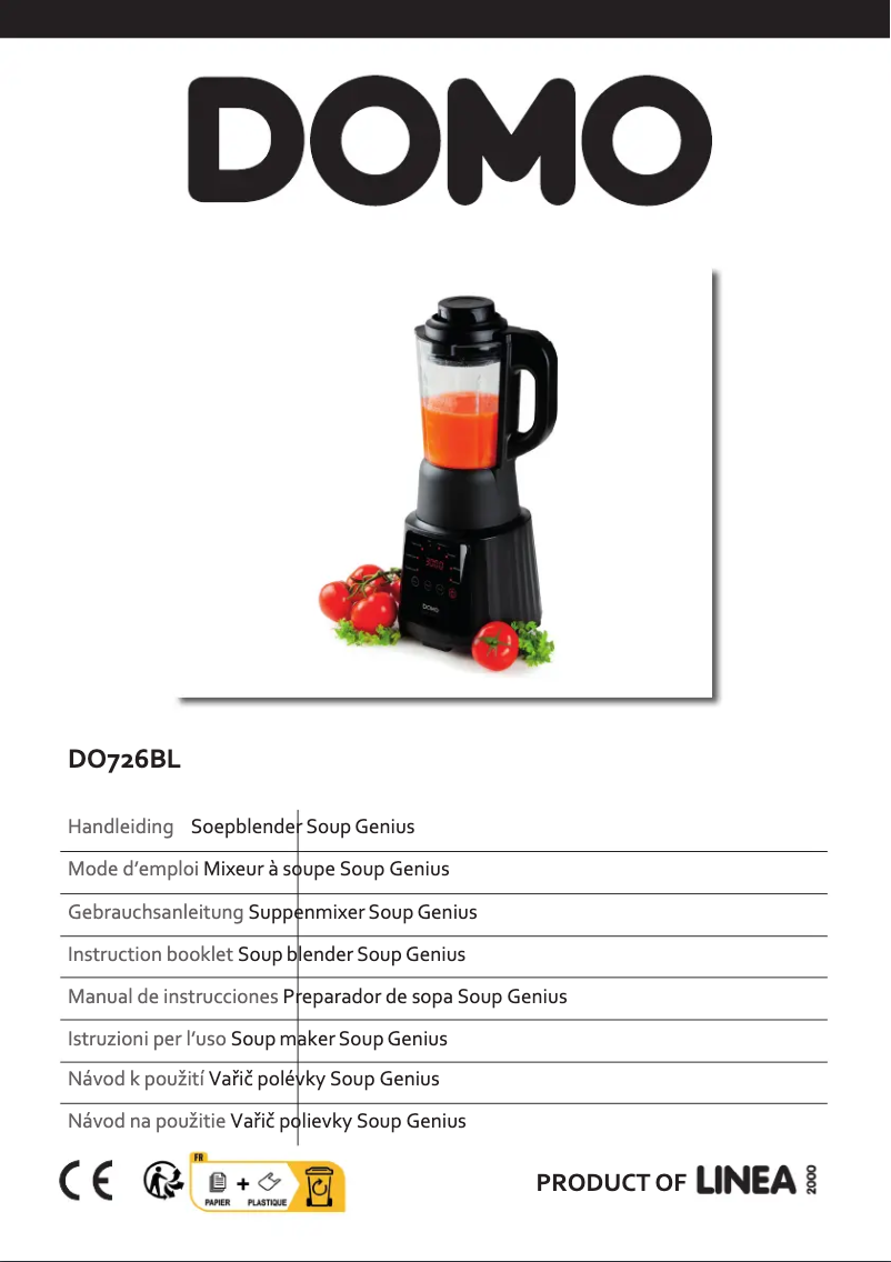 Page n°1 - Manuel utilisateur Domo DO726BL