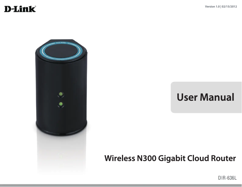 Page 1 de la notice Manuel utilisateur D-Link DIR-636L