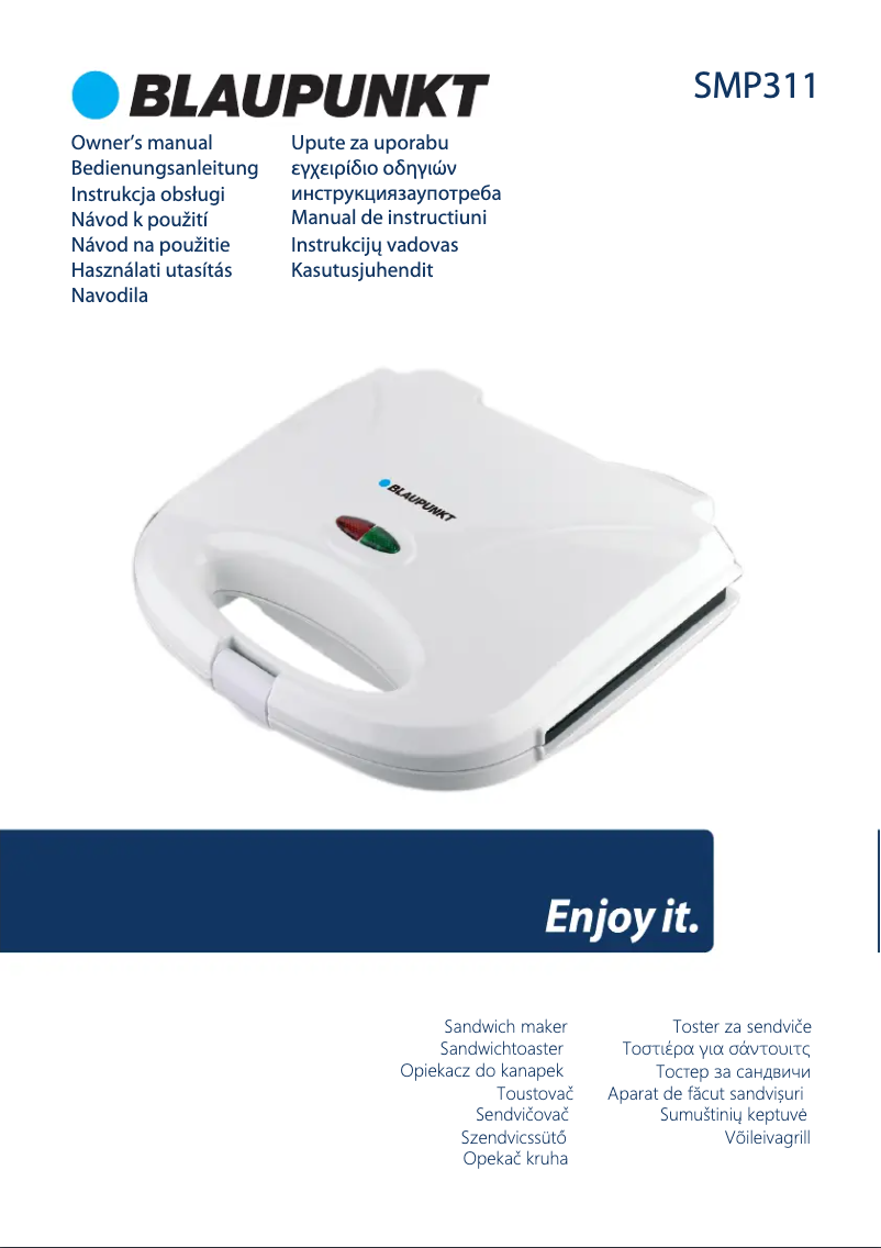 Image de la première page du manuel de l'appareil SMP311