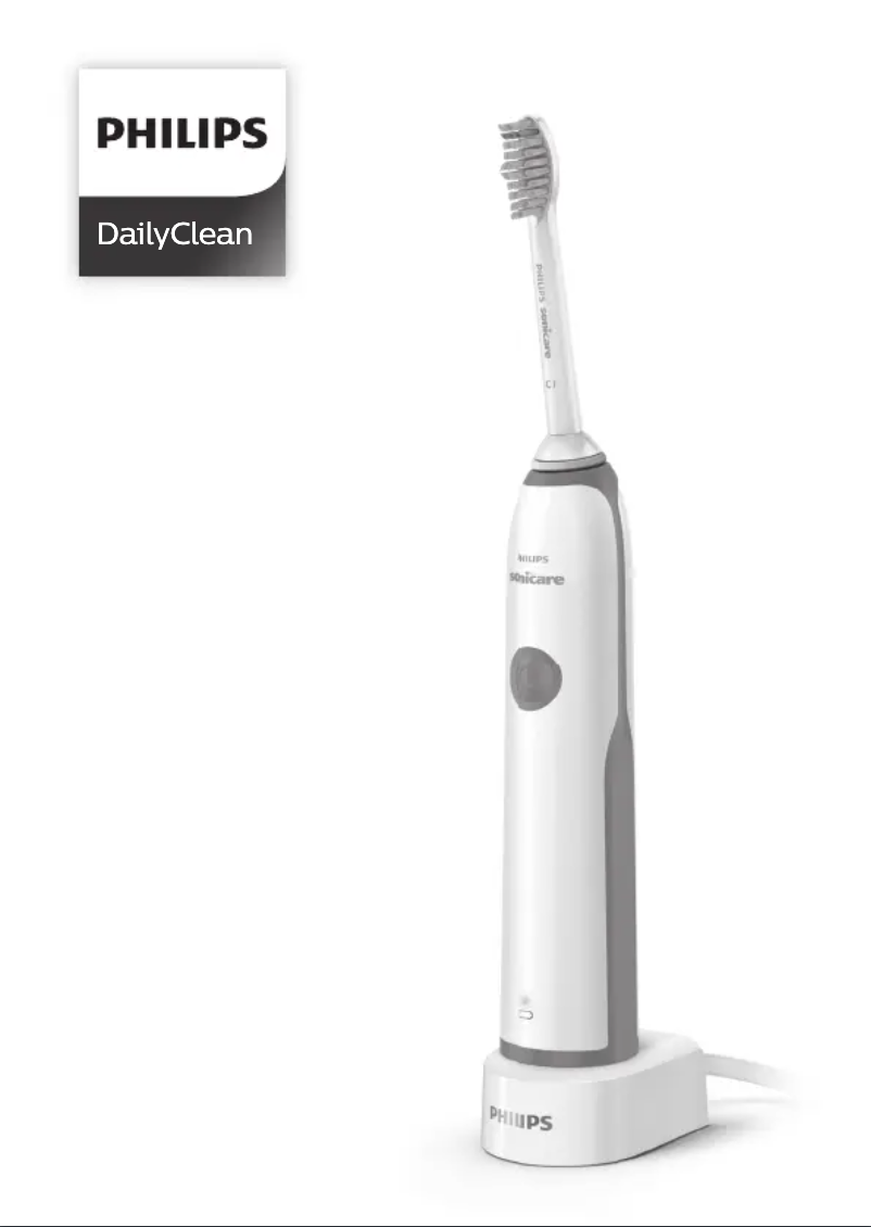 Image de la première page du manuel de l'appareil Sonicare Elite+ HX3225