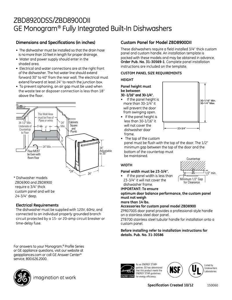 Image de la première page du manuel de l'appareil ZBD8900DII