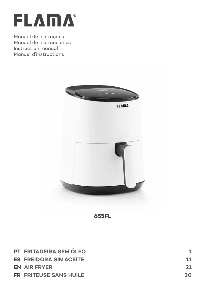 Page 1 de la notice Manuel utilisateur Flama 655FL