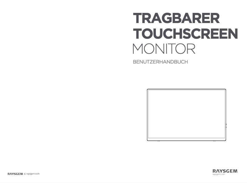 Image de la première page du manuel de l'appareil RC185PTM