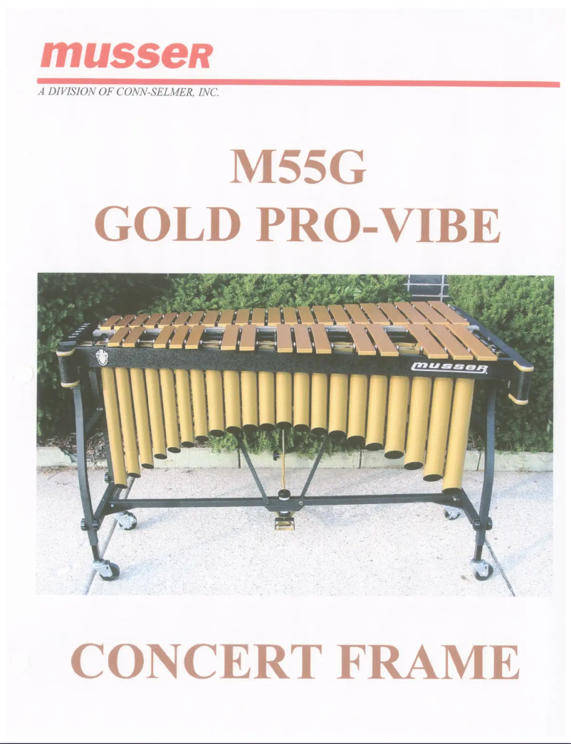 Image de la première page du manuel de l'appareil M55G